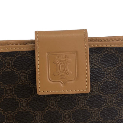 CELINE  Folded Wallet Brown Vintage dr584p