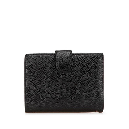 Chanel Coco Mark Caviar Skin Wallet