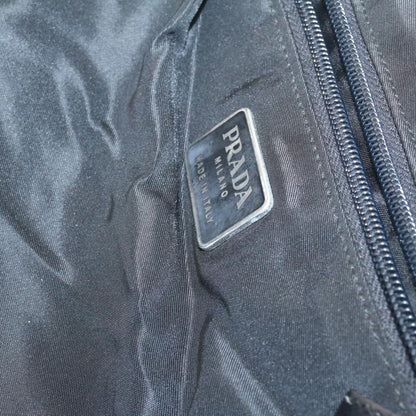 Prada Hand Bag Nylon Black  ai598