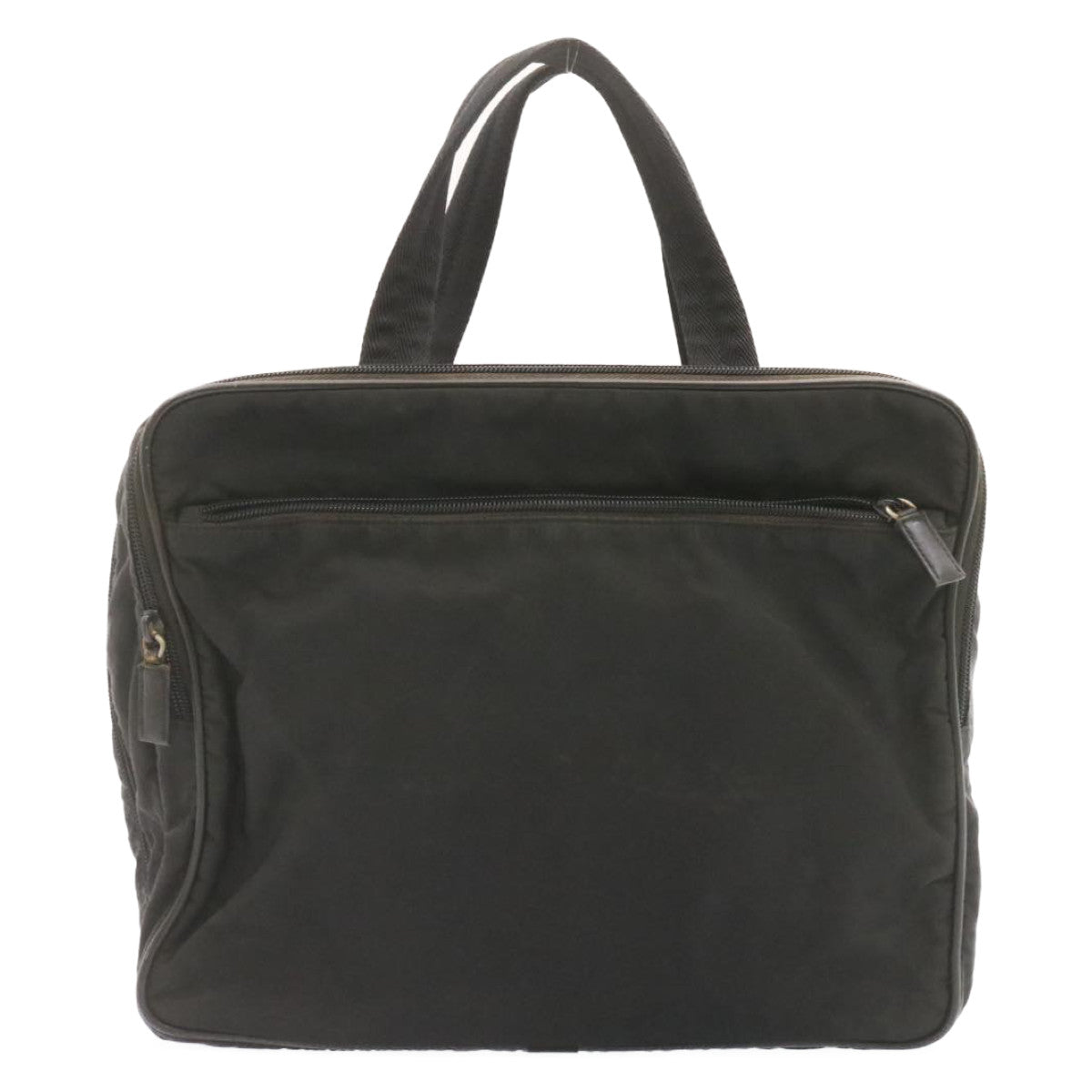 Prada Hand Bag Nylon Black  ai598