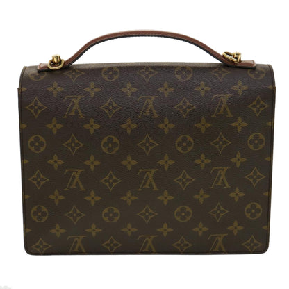 LOUIS VUITTON Monogram Monceau Hand Bag 2way M51185 LV jk2663