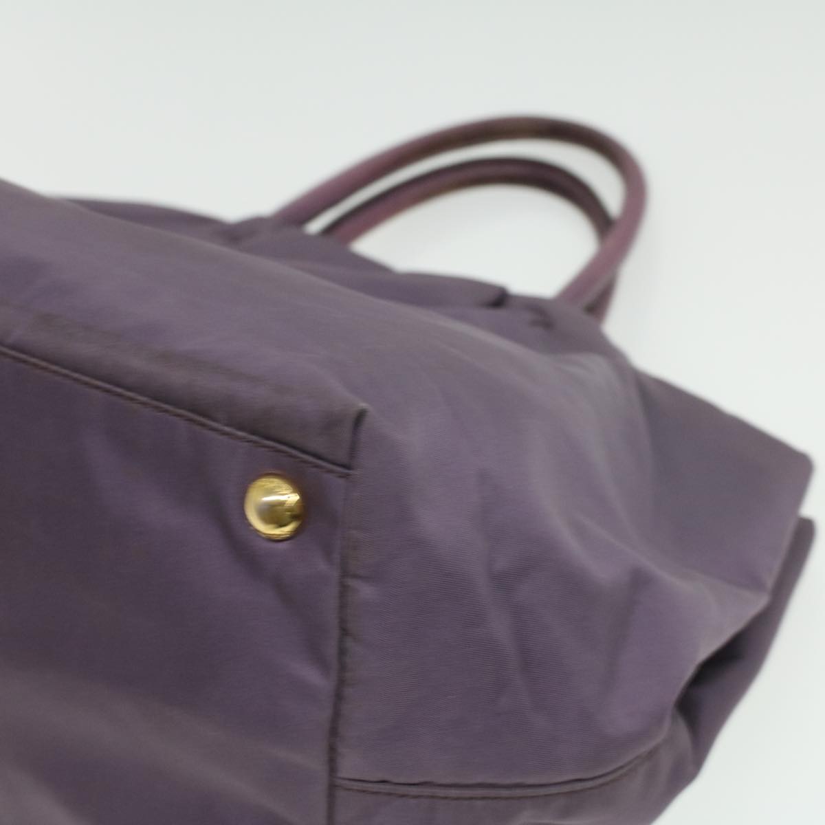 Prada Hand Bag Nylon Purple  jk3011