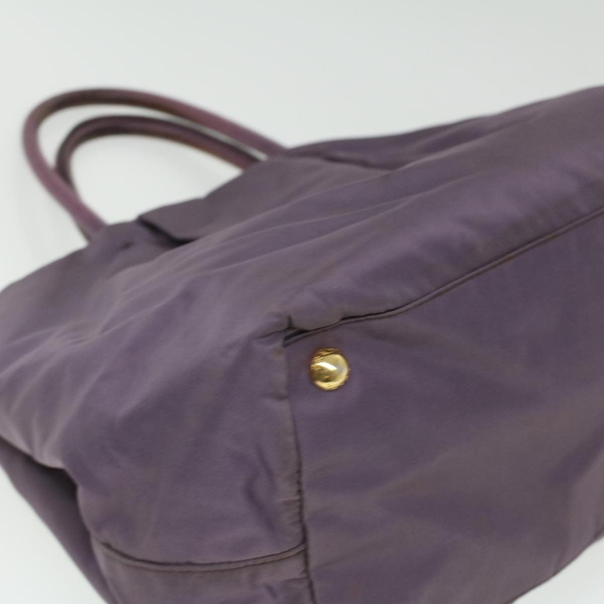 Prada Hand Bag Nylon Purple  jk3011