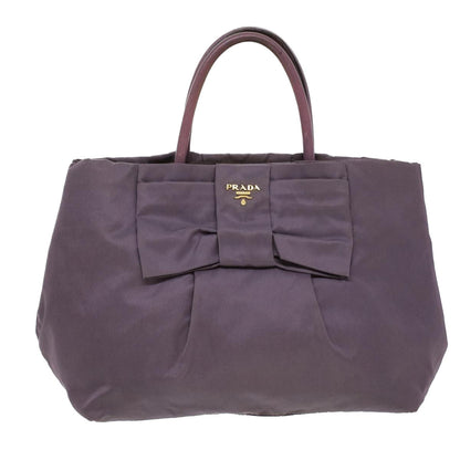 Prada Hand Bag Nylon Purple  jk3011