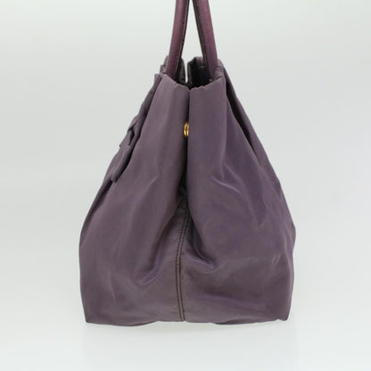 Prada Hand Bag Nylon Purple  jk3011