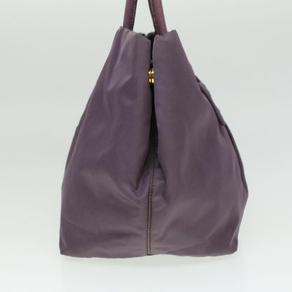 Prada Hand Bag Nylon Purple  jk3011