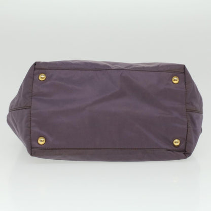 Prada Hand Bag Nylon Purple  jk3011