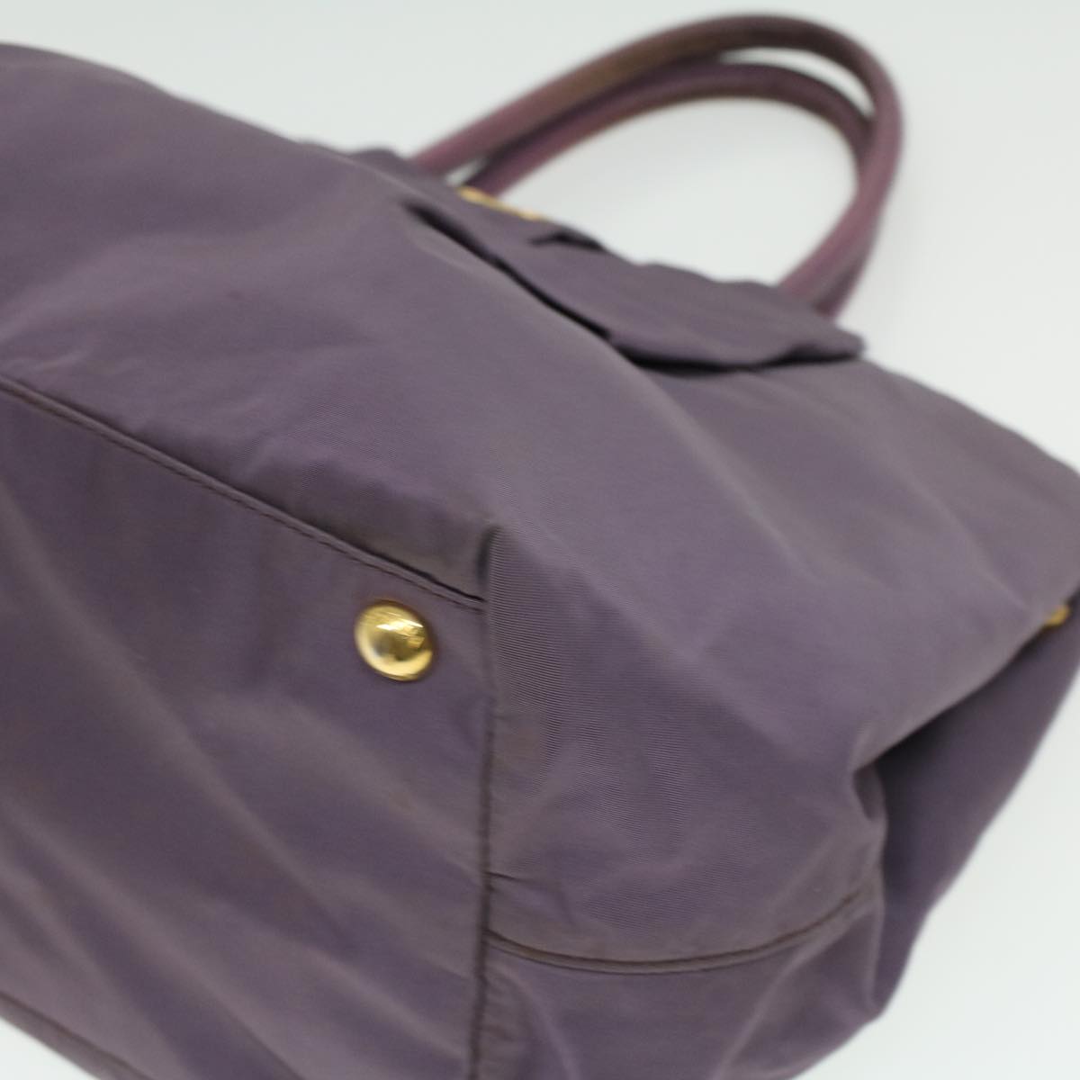 Prada Hand Bag Nylon Purple  jk3011