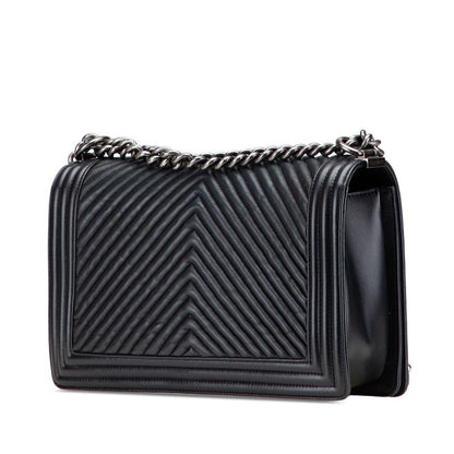 Chanel Boy Chanel 28 Lambskin Shoulder Bag