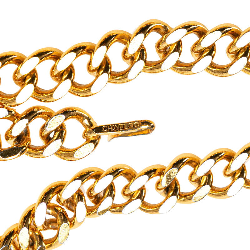 Chanel Logo Plate Belt