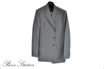 Louis Vuitton Grey Striped Men's Suit Size 56