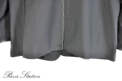 Louis Vuitton Grey Striped Men's Suit Size 56