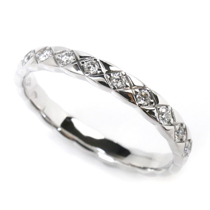 Chanel K18WG White Gold Diamond Coco Crush Eternity Ring