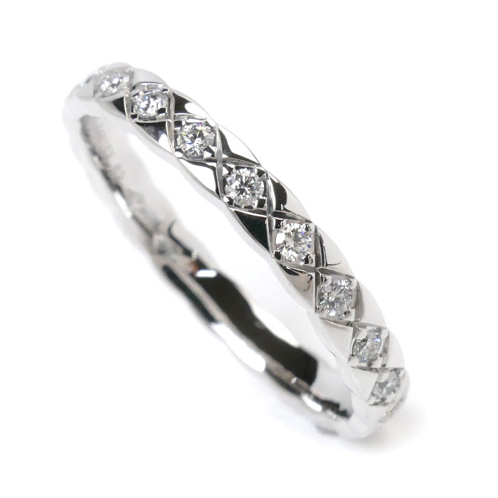 Chanel K18WG White Gold Diamond Coco Crush Eternity Ring