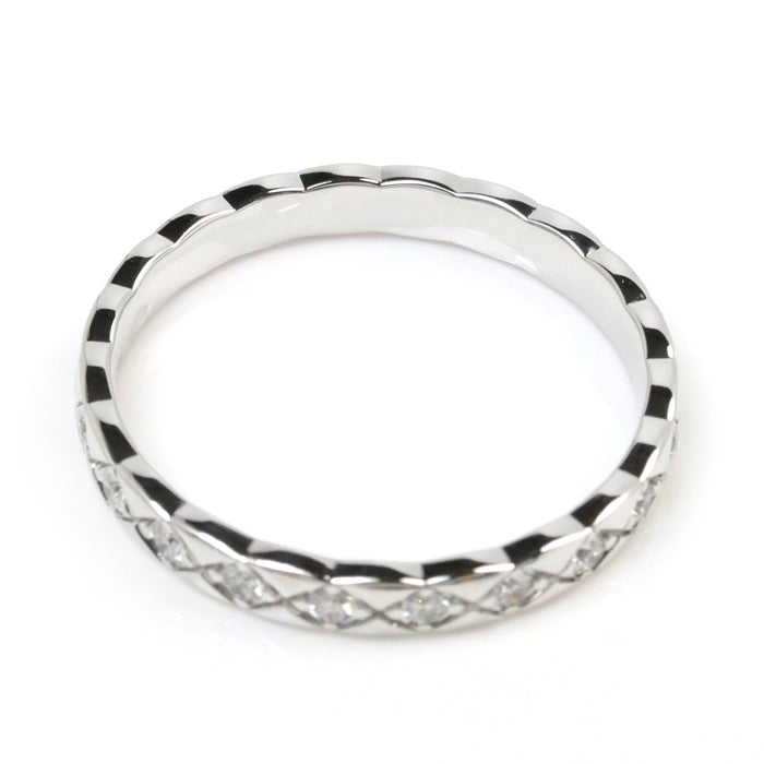 Chanel K18WG White Gold Diamond Coco Crush Eternity Ring