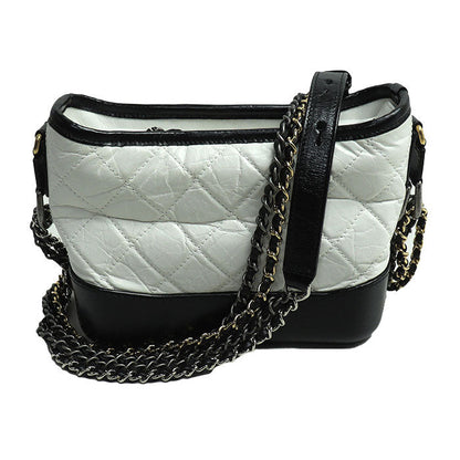 Chanel Gabrielle Small Hobo Bag Black White