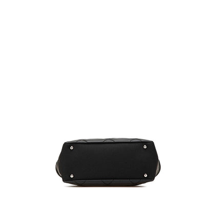 Chanel Paris Biarritz Leather Coated Canvas 2way Bag