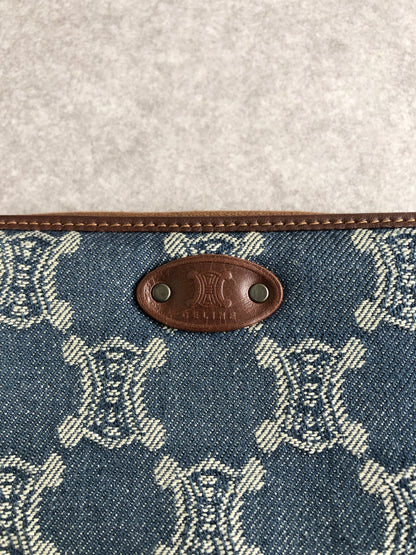 CELINE Paris Macadam Long Wallet Indigo Vintage icrhmn