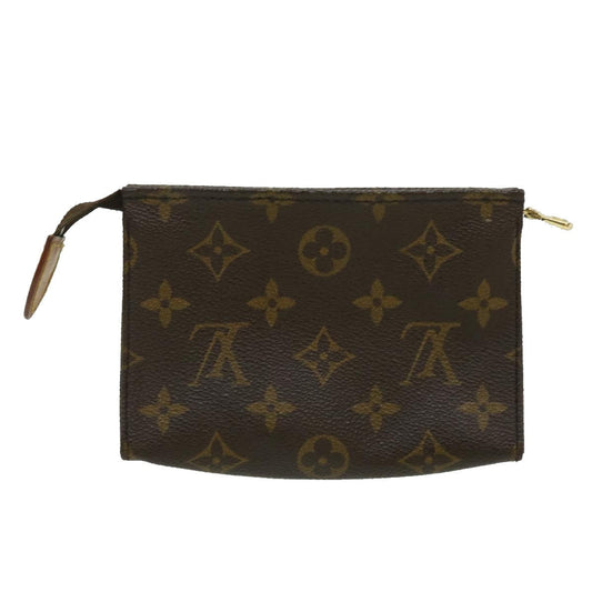 LOUIS VUITTON Monogram Poche Toilette 15 Pouch M47546 LV Auth ki2185