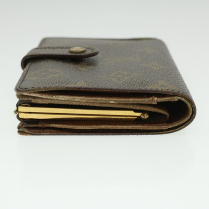 LOUIS VUITTON Monogram Porte MonnaieBillets Viennois Wallet M61663 ki2714
