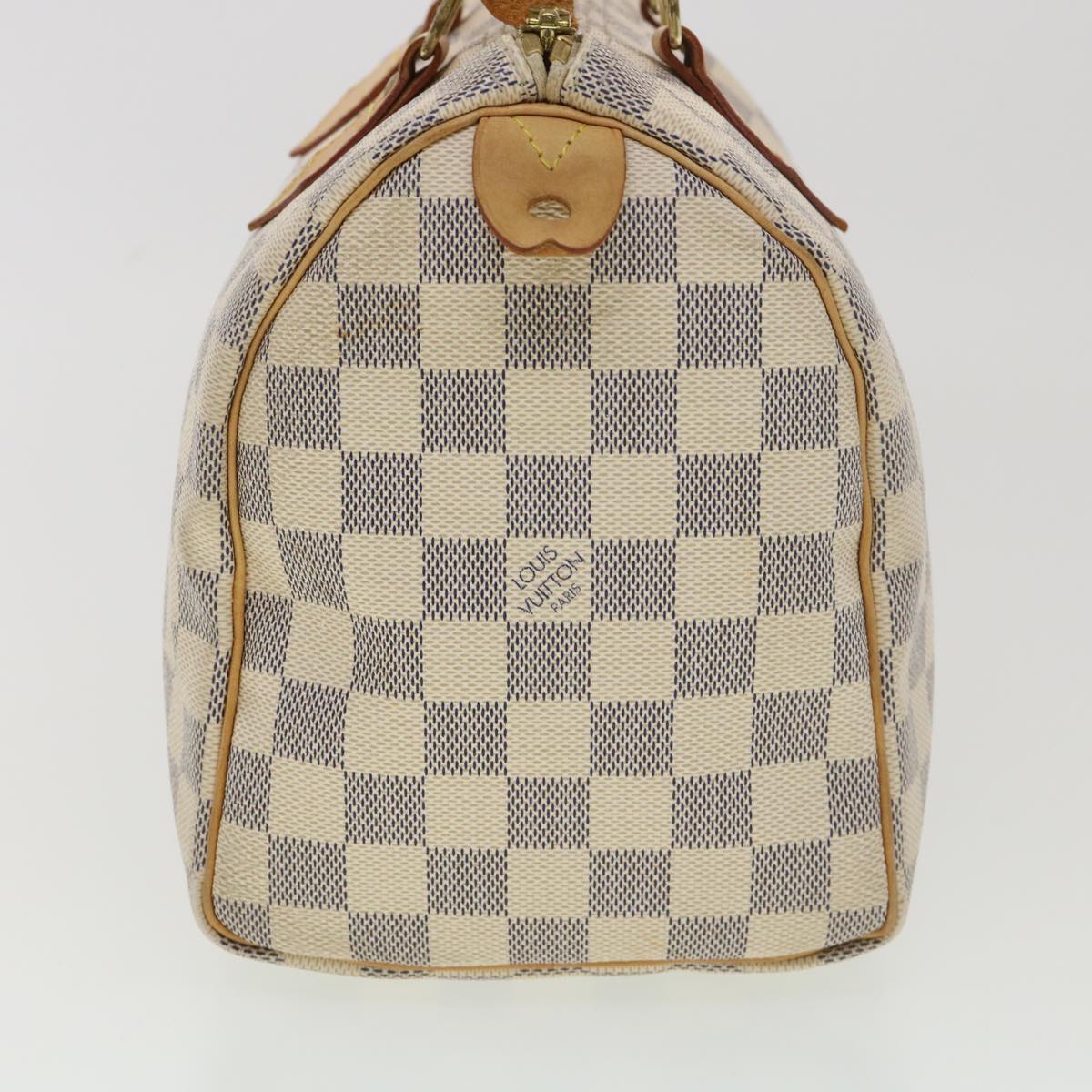LOUIS VUITTON Damier Azur Speedy 25 Hand Bag N41534 LV ki2788