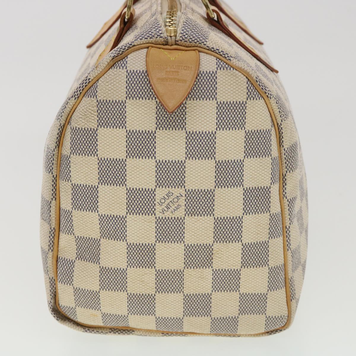 LOUIS VUITTON Damier Azur Speedy 25 Hand Bag N41534 LV ki2788