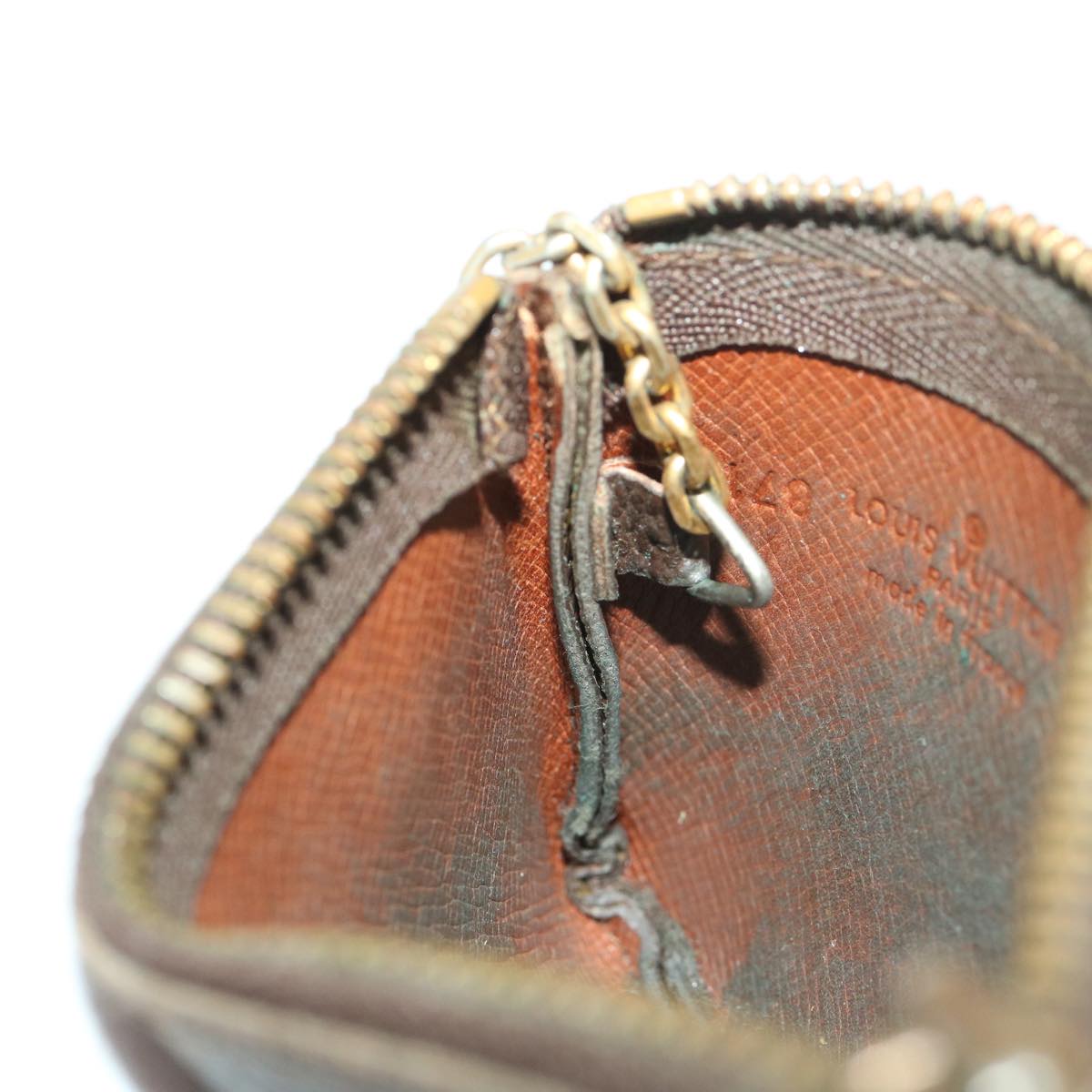 LOUIS VUITTON Monogram Pochette Cles Coin Purse M62650 LV ki2809