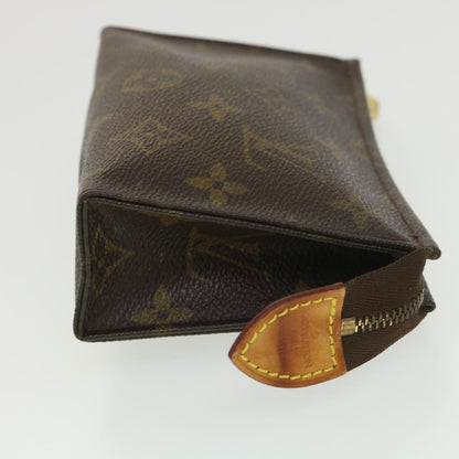 LOUIS VUITTON Monogram Poche Toilette 15 Pouch M47546 LV ki2813