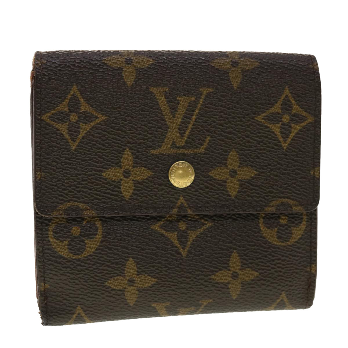 LOUIS VUITTON Monogram Portefeuille Elise Wallet M61654 LV ki2827