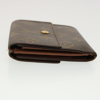 LOUIS VUITTON Monogram Portefeuille Elise Wallet M61654 LV ki2827