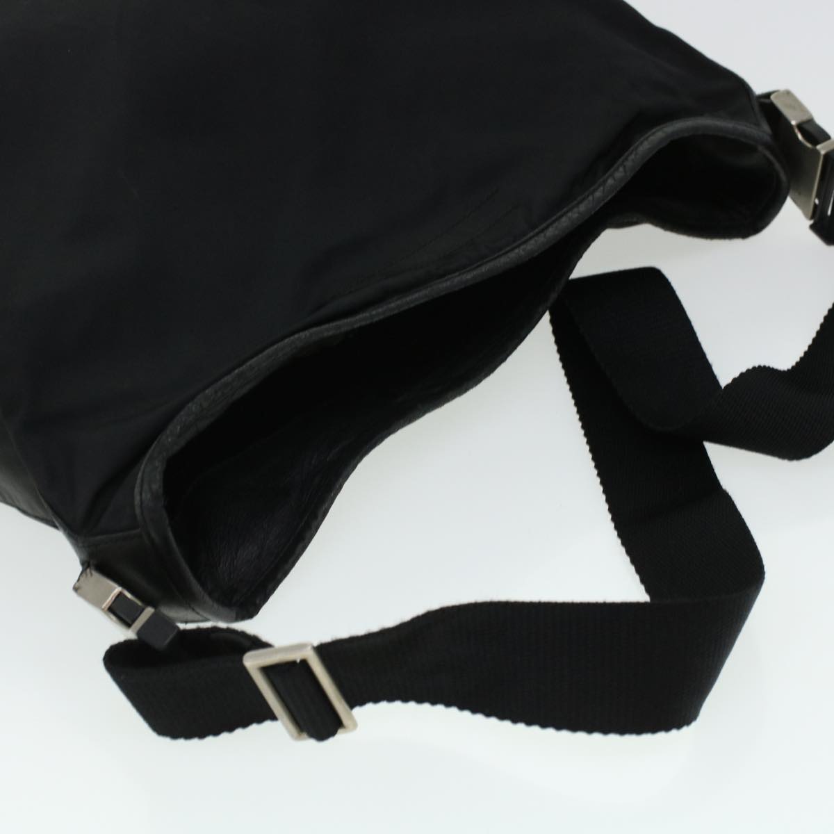 Prada Shoulder Bag Nylon Black  ki3007