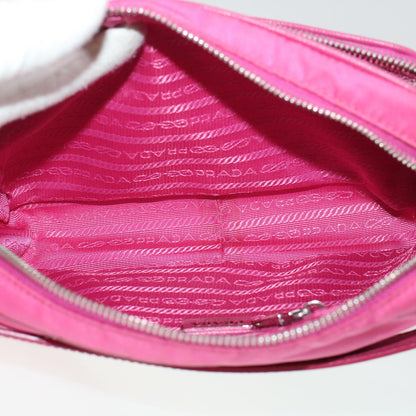 PRADA Shoulder Bag Nylon Pink Auth ki3009