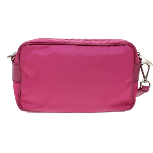 PRADA Shoulder Bag Nylon Pink Auth ki3009