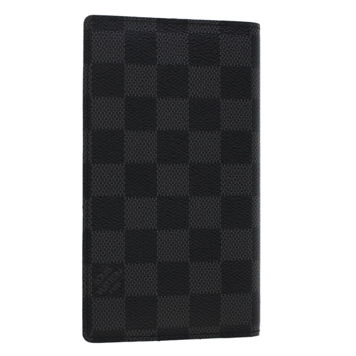 LOUIS VUITTON Damier Graphite Agenda Poche Note Cover R20975 LV  ki3175