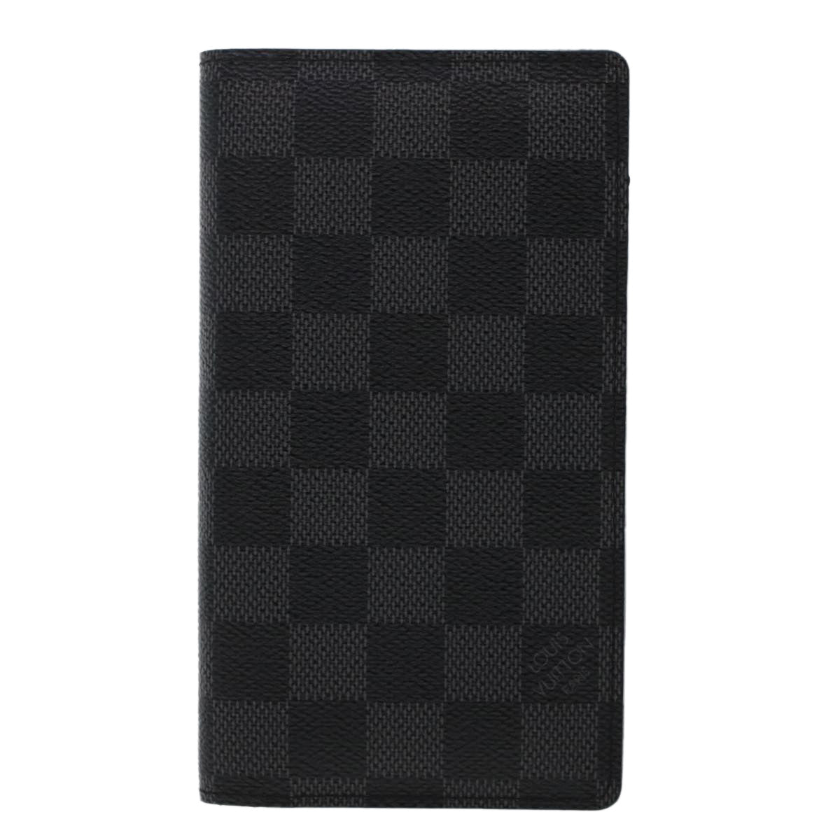 LOUIS VUITTON Damier Graphite Agenda Poche Note Cover R20975 LV  ki3175