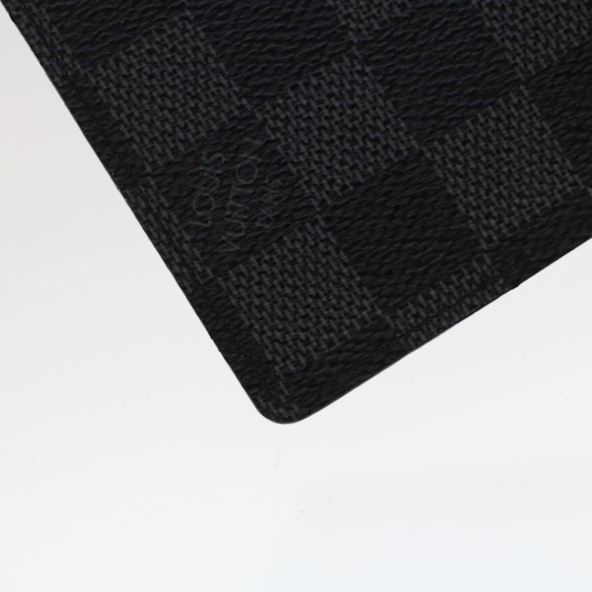 LOUIS VUITTON Damier Graphite Agenda Poche Note Cover R20975 LV  ki3175