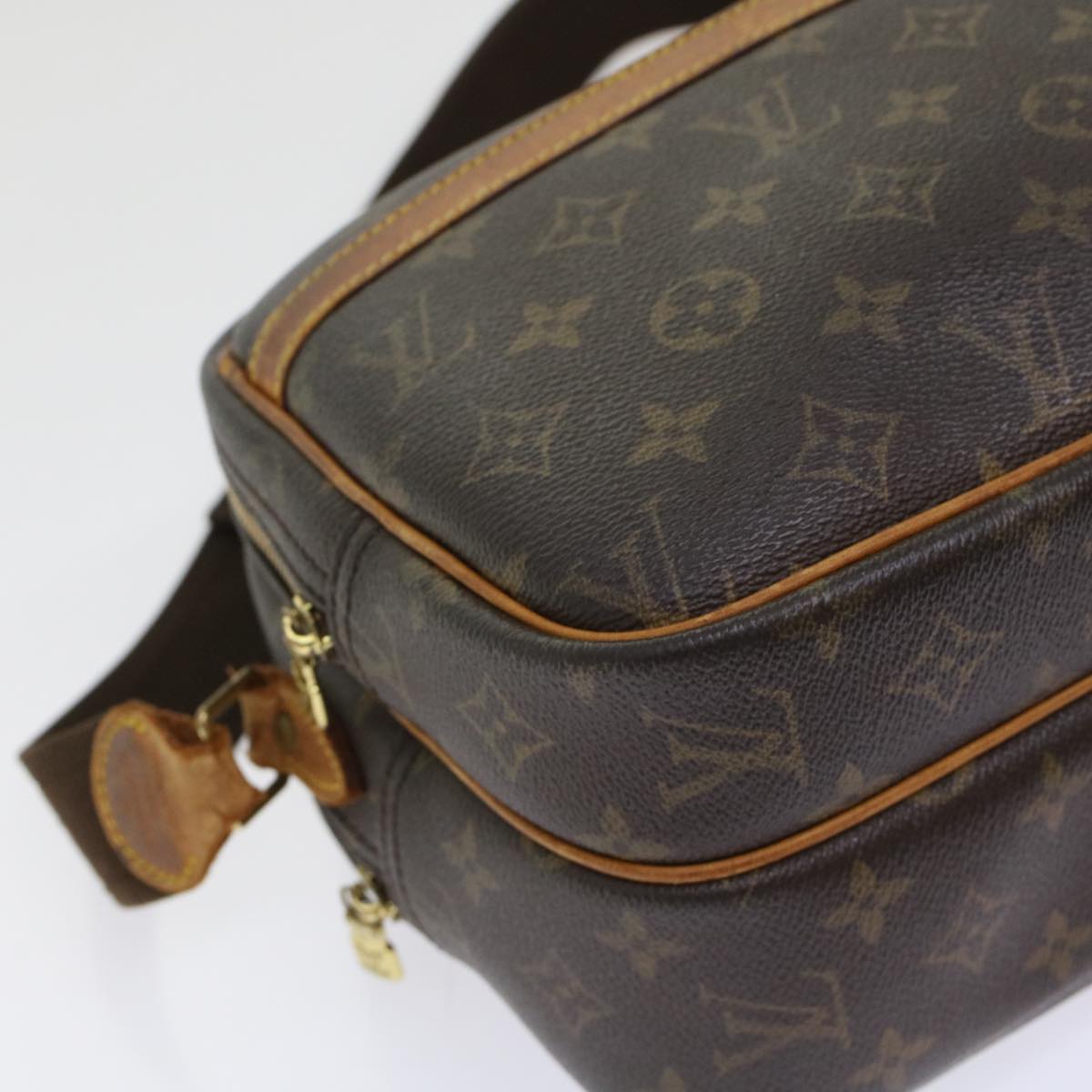 LOUIS VUITTON Monogram Reporter PM Shoulder Bag M45254 LV  ki3178