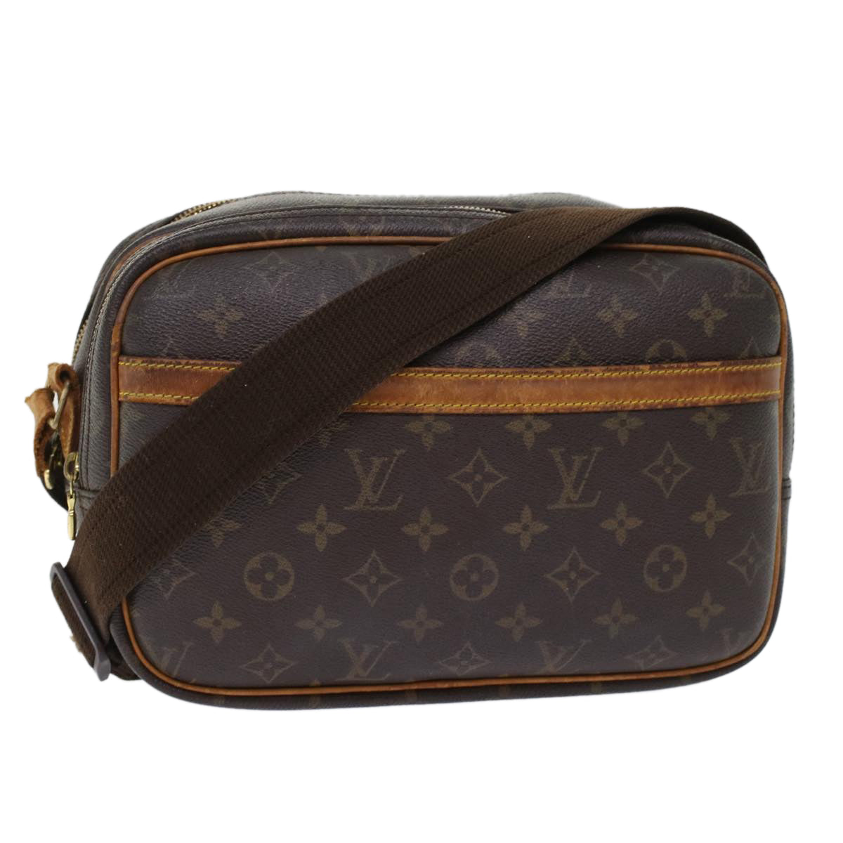 LOUIS VUITTON Monogram Reporter PM Shoulder Bag M45254 LV  ki3178