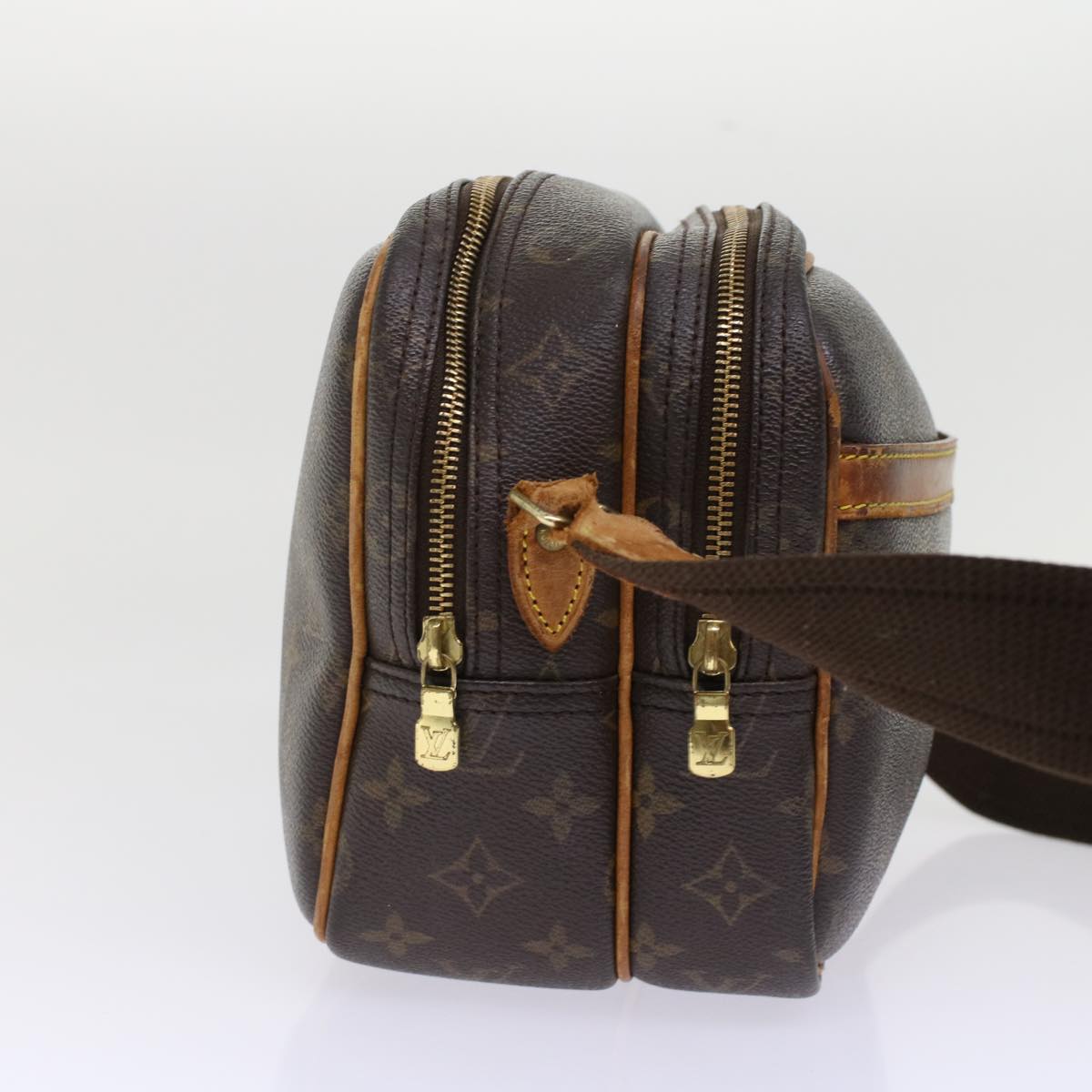 LOUIS VUITTON Monogram Reporter PM Shoulder Bag M45254 LV  ki3178