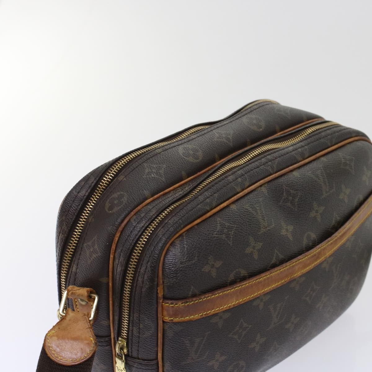 LOUIS VUITTON Monogram Reporter PM Shoulder Bag M45254 LV  ki3178