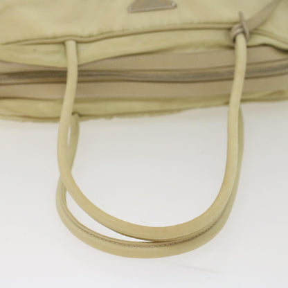 Prada Hand Bag Nylon White  ki3224