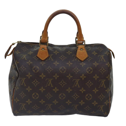 LOUIS VUITTON Monogram Speedy 30 Hand Bag M41526 LV Auth ki4646