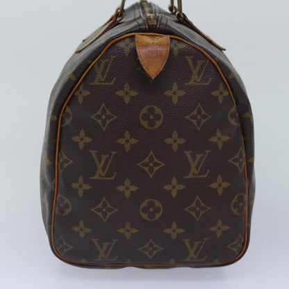 LOUIS VUITTON Monogram Speedy 30 Hand Bag M41526 LV Auth ki4646