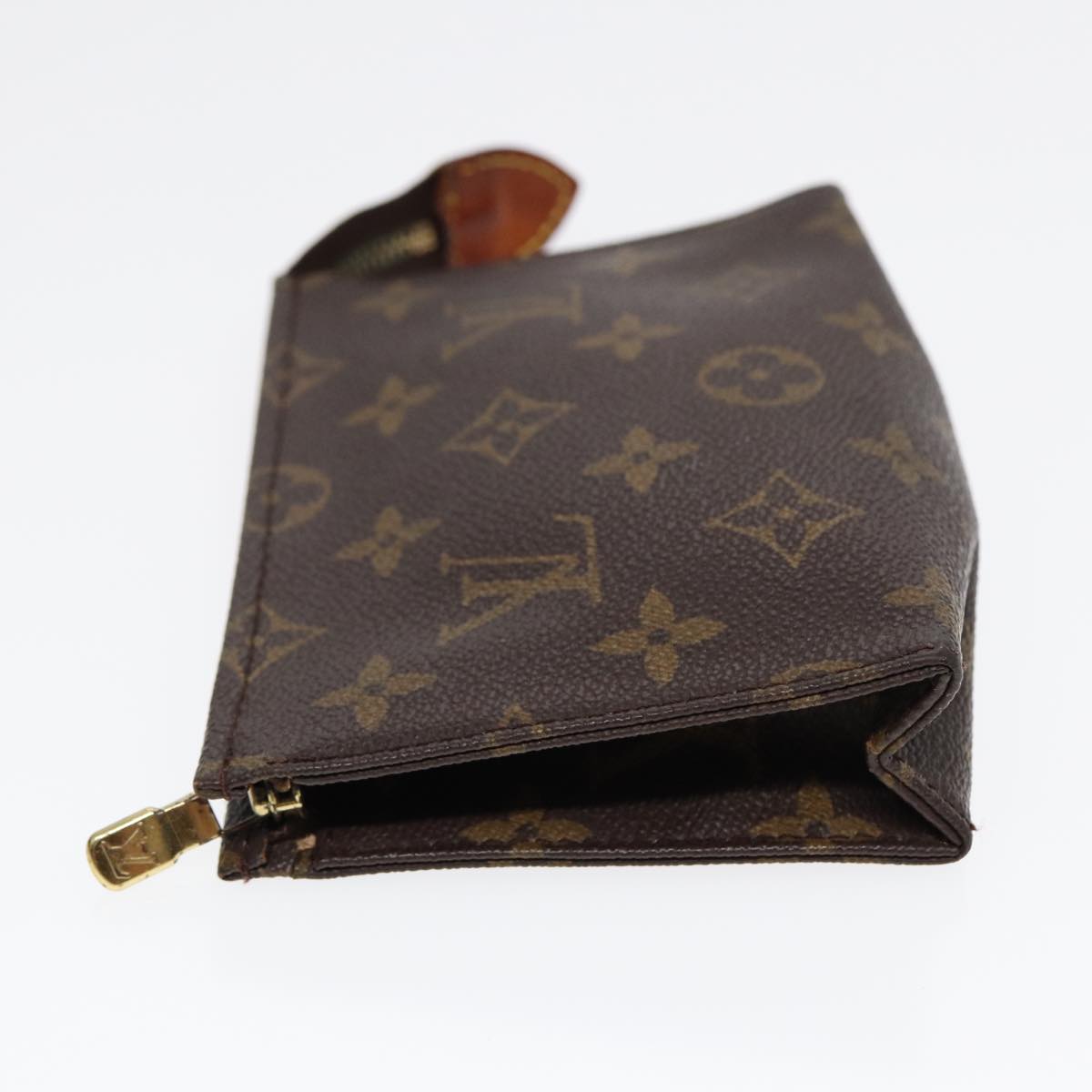 LOUIS VUITTON Monogram Poche Toilette 15 Pouch M47546 LV Auth ki4740