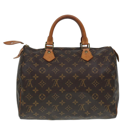 LOUIS VUITTON Monogram Speedy 30 Hand Bag M41526 LV Auth ki4773