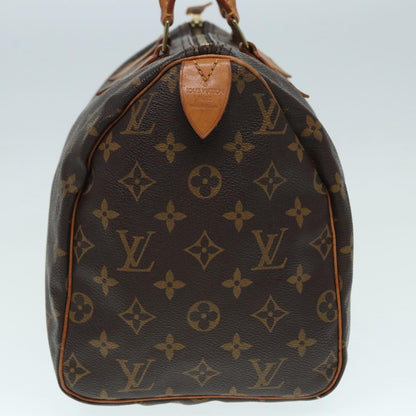LOUIS VUITTON Monogram Speedy 30 Hand Bag M41526 LV Auth ki4773