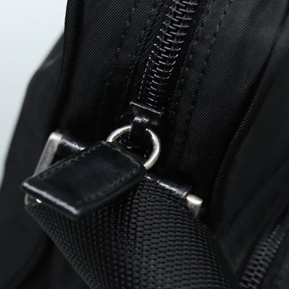 PRADA Shoulder Bag Nylon Black Auth ki4915