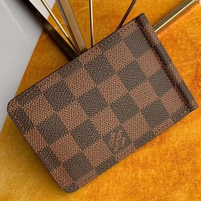 LV Pince Wallet Damier Ebene Brown