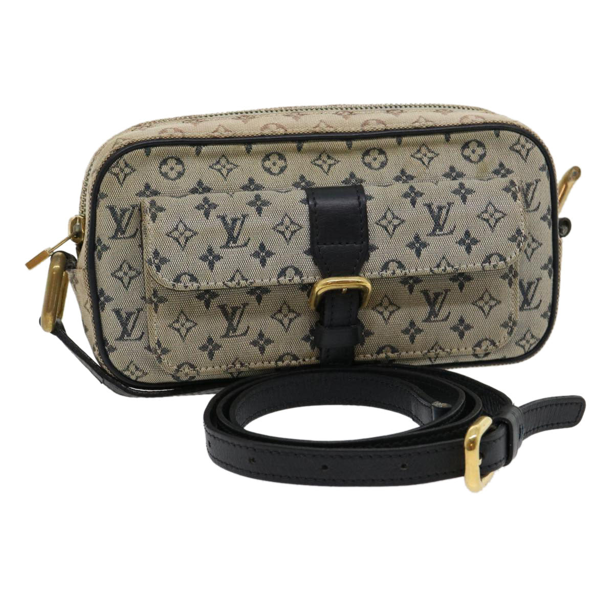 LOUIS VUITTON Monogram Mini Juliet MM Shoulder Bag Navy M92217 LV kk100