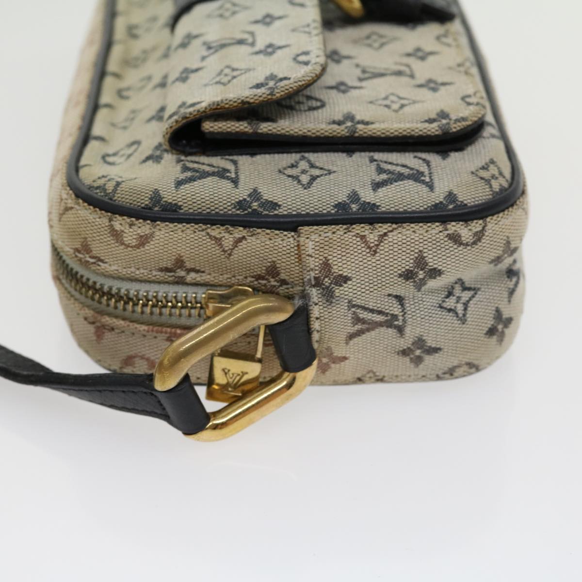 LOUIS VUITTON Monogram Mini Juliet MM Shoulder Bag Navy M92217 LV kk100